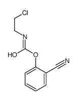 (2-cyanophenyl) N-(2-chloroethyl)carbamate结构式