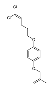 1-(5,5-dichloropent-4-enoxy)-4-(2-methylprop-2-enoxy)benzene Structure