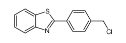 2-[4-(chloromethyl)phenyl]-1,3-benzothiazole Structure