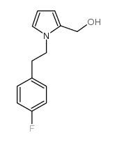 (1-[2-(4-氟苯基)-乙基]-1H-吡咯-2-基)-甲醇结构式
