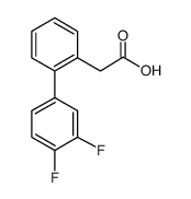 2-BIPHENYL-3',4'-DIFLUORO-ACETICACID Structure