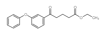 ETHYL 5-OXO-5-(3-PHENOXYPHENYL)VALERATE Structure