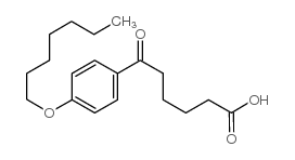 6-(4-HEPTYLOXYPHENYL)-6-OXOHEXANOIC ACID结构式
