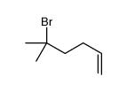 5-bromo-5-methylhex-1-ene结构式