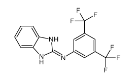 N-[3,5-bis(trifluoromethyl)phenyl]-1H-benzimidazol-2-amine Structure
