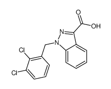 1-[(2,3-dichlorophenyl)methyl]indazole-3-carboxylic acid Structure