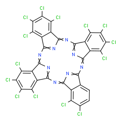 tetradecachloro-29H,31H-phthalocyanine Structure