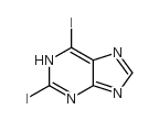 2,6-二碘嘌呤结构式