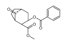 methyl (5R)-3-benzoyloxy-8-oxo-8-azoniabicyclo[3.2.1]octane-4-carboxylate结构式