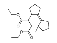 opt.-inakt. 3a-Methyl-1.2.3.3a.4.5.5a.6.7.8-decahydro-as-indacen-dicarbonsaeure-(4.5)-diaethylester结构式