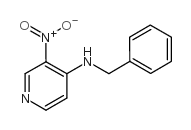 4-苄氨基-3-硝基吡啶结构式