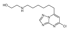 2-[6-(5-chloro-[1,2,4]triazolo[1,5-a]pyrimidin-7-yl)hexylamino]ethanol Structure
