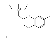 diethyl-methyl-[2-(5-methyl-2-propan-2-yl-phenoxy)ethyl]azanium iodide picture