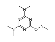 6-(dimethylaminooxy)-2-N,2-N,4-N,4-N-tetramethyl-1,3,5-triazine-2,4-diamine结构式