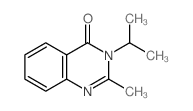 4(3H)-Quinazolinone,2-methyl-3-(1-methylethyl)-结构式