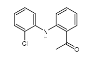 1-[2-[(2-Chlorphenyl)amino]phenyl]ethanon Structure