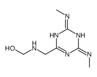[[4,6-bis(methylamino)-1,3,5-triazin-2-yl]methylamino]methanol结构式