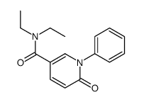 5-(N,N-DIETHYLCARBOXAMIDE)-1-PHENYLPYRIDIN-2(1H)-ONE结构式