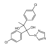 (2R,3R)-2,3-bis(4-chlorophenyl)-1-(1,2,4-triazol-1-yl)butane-2,3-diol Structure