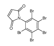 1-(2,3,4,5,6-pentabromophenyl)pyrrole-2,5-dione Structure