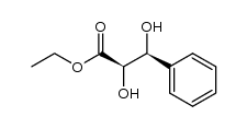 (2R,3S)-ethyl 2,3-dihydroxy-3-phenylpropanoate结构式