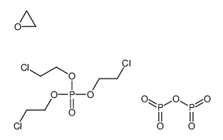 Ethanol, 2-chloro-, phosphate (3:1), polymer with oxirane and phosphorus oxide (P2O5) Structure
