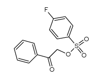 phenacyl-4-fluorobenzenesulfonate结构式