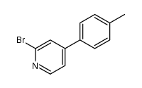 p-tolyl-4 bromo-2 pyridine Structure