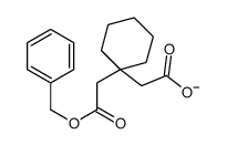 2-[1-(2-oxo-2-phenylmethoxyethyl)cyclohexyl]acetate Structure