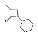 1-cyclohexyl-3-methylazetidin-2-one Structure