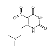 6-(2-(二甲胺基)乙烯基)-5-硝基嘧啶-2,4(1H,3H)-二酮结构式