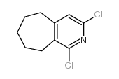 1,3-二氯-6,7,8,9-四氢-5H-环七[c]吡啶结构式