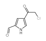 4-(2-氯乙酰基)-1H-吡咯-2-甲醛结构式