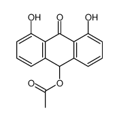 (4,5-dihydroxy-10-oxo-9H-anthracen-9-yl) acetate结构式