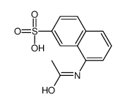 8-acetamidonaphthalene-2-sulfonic acid Structure