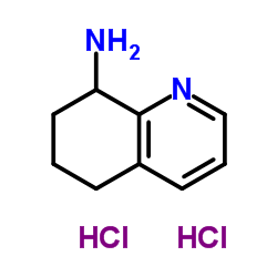 5,6,7,8-四氢-8-氨基喹啉二盐酸盐结构式