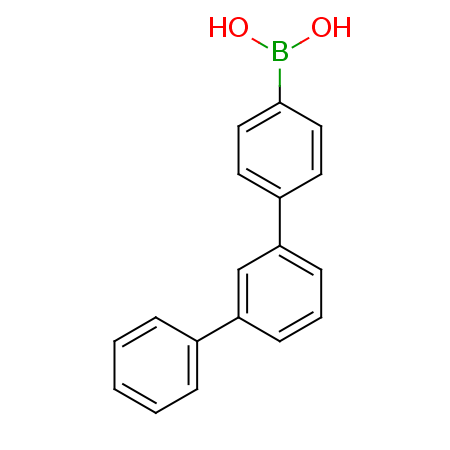 4-硼酸-间三联苯结构式