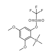 3,5-dimethoxy-2-(trimethylsilyl)phenyl triflate Structure