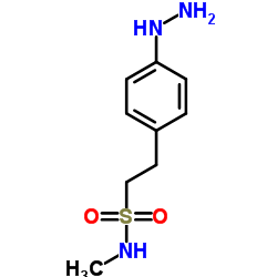 4-肼基-N-甲基苯基乙烷磺酰胺结构式