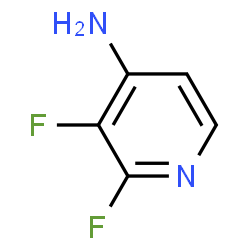2,3-二氟吡啶-4-胺结构式