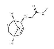 (1S,4S,5R)-4-(methoxycarbonylmethoxy)-6,8-dioxabicyclo[3.2.1]oct-2-ene结构式