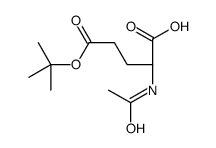 N-乙酰基-D-谷氨酸 5-叔丁基酯结构式
