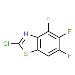 2-氯-4,5,6-三氟苯并[D]噻唑结构式