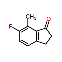 6-Fluoro-7-methyl-1-indanone Structure