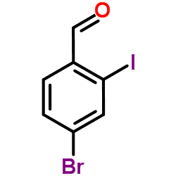 4-溴-2-碘苯甲醛结构式