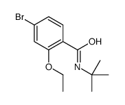 N-叔丁基-4-溴-2-乙氧基苯甲酰胺结构式