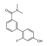3-(2-fluoro-4-hydroxyphenyl)-N,N-dimethylbenzamide结构式