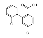 4-chloro-2-(2-chlorophenyl)benzoic acid Structure