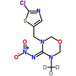 Thiamethoxam-d3 Structure