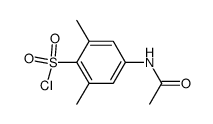 4-acetamido-2,6-dimethylbenzenesulphonyl chloride结构式